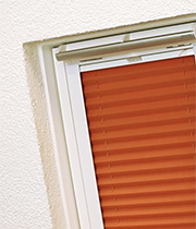 Plissee für Dachfenster in orange